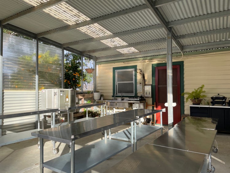 school kitchen space for teaching cooking